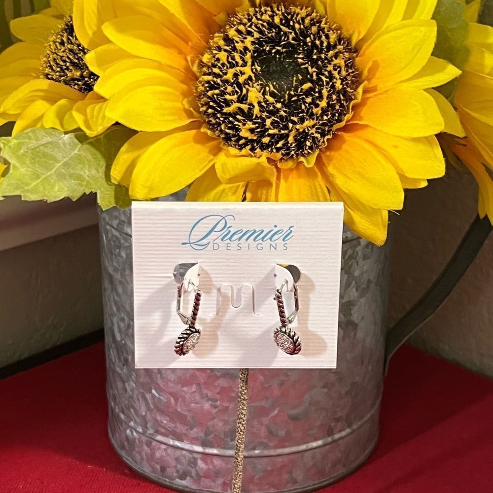 Premier Designs Mattie Silver Earrings #PDER1